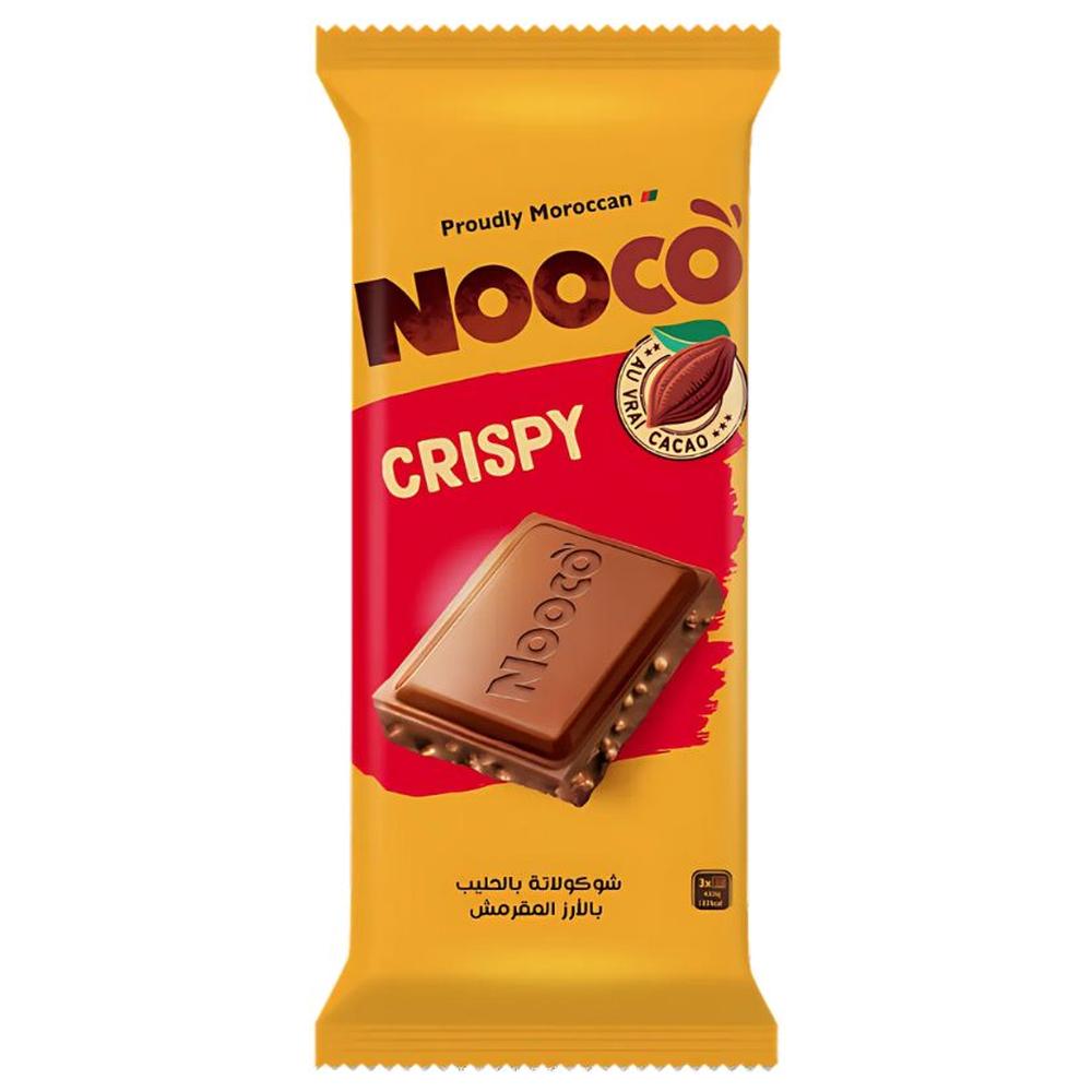 Tablette de Chocolat au Lait Crispy Nooco 80g