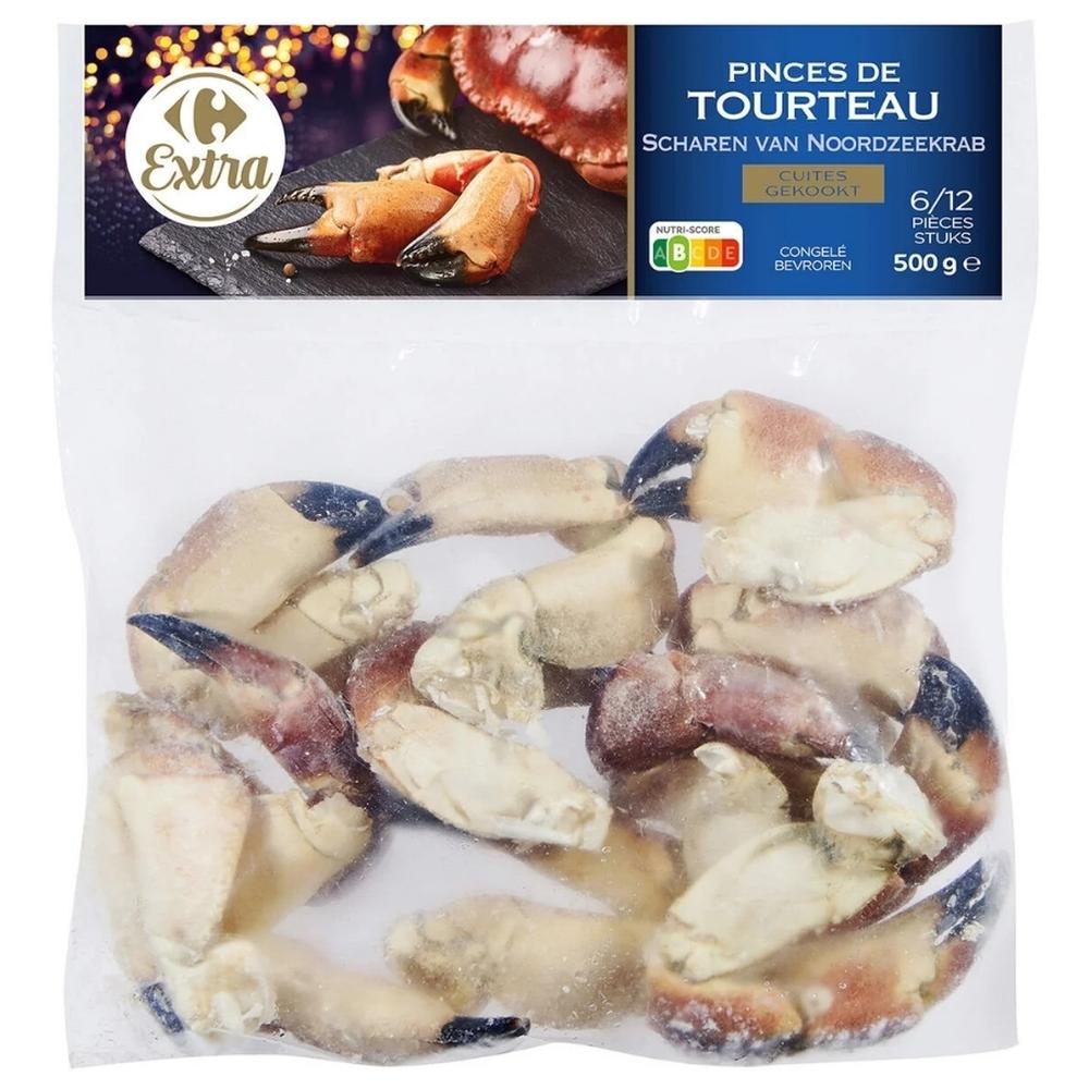 [513516] Pinces Tourteaux Cuites Carrefour 500g