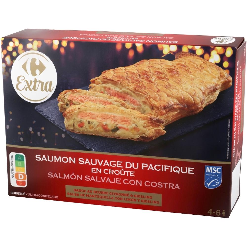 [707192] Feuilleté Saumon du Pacifique Carrefour Extra 800g