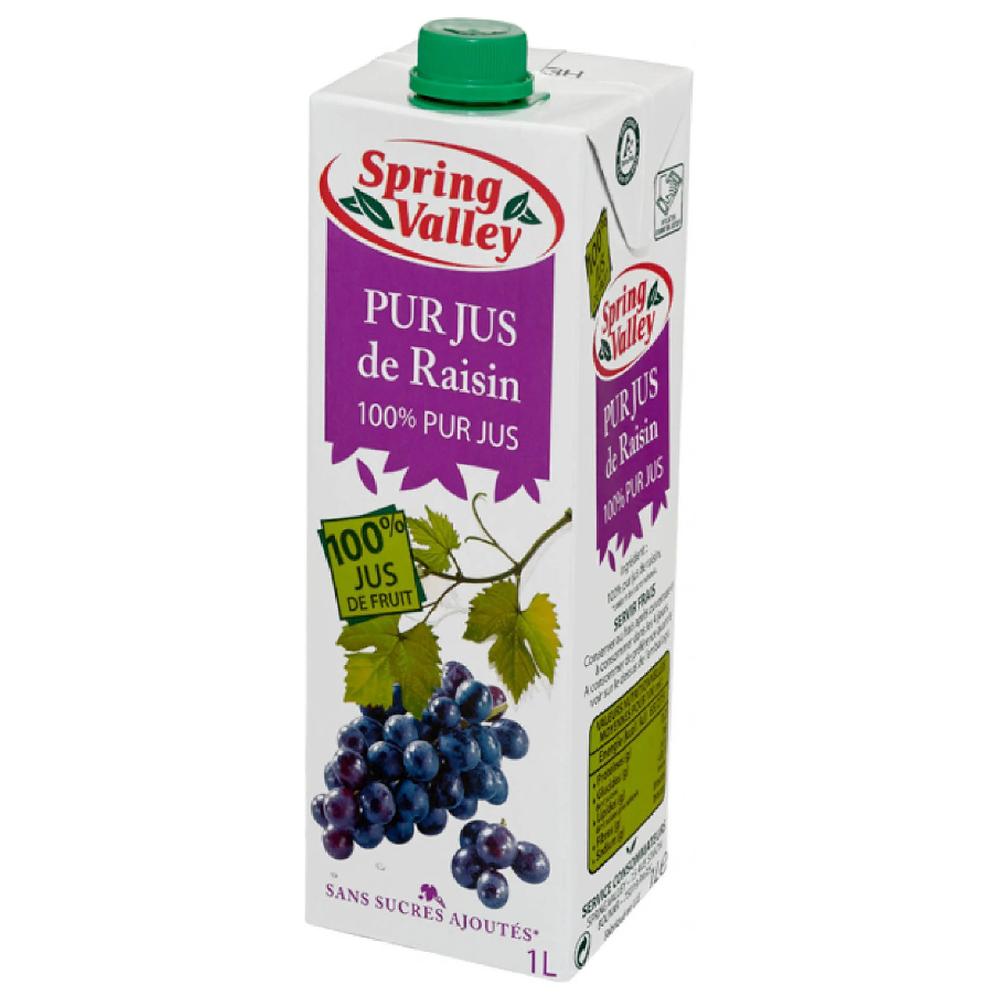 Pur Jus de Raisin Spring Valley 1L