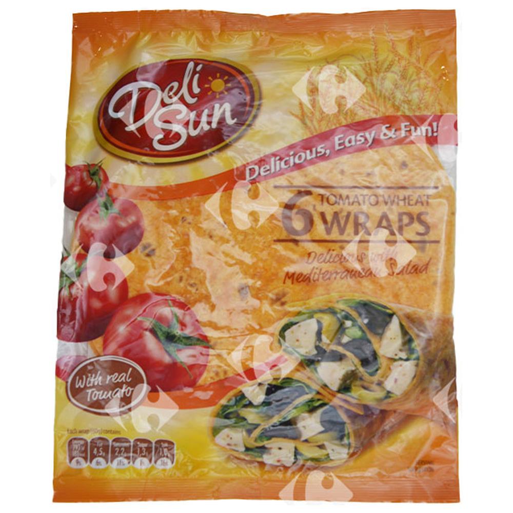 [518608] Wraps de Tomate Deli Sun 360g 6 feuilles