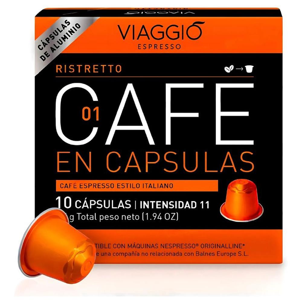 [694180] Café Capsules Aluminium Viaggio Ristretto Intensité 11