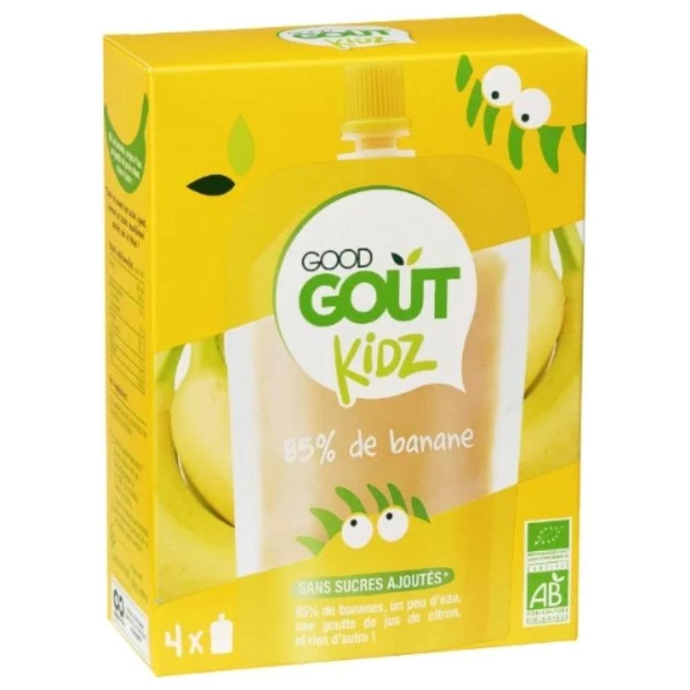 [678267] Gourdes Banane Good Goût Bio 4 unités 90g