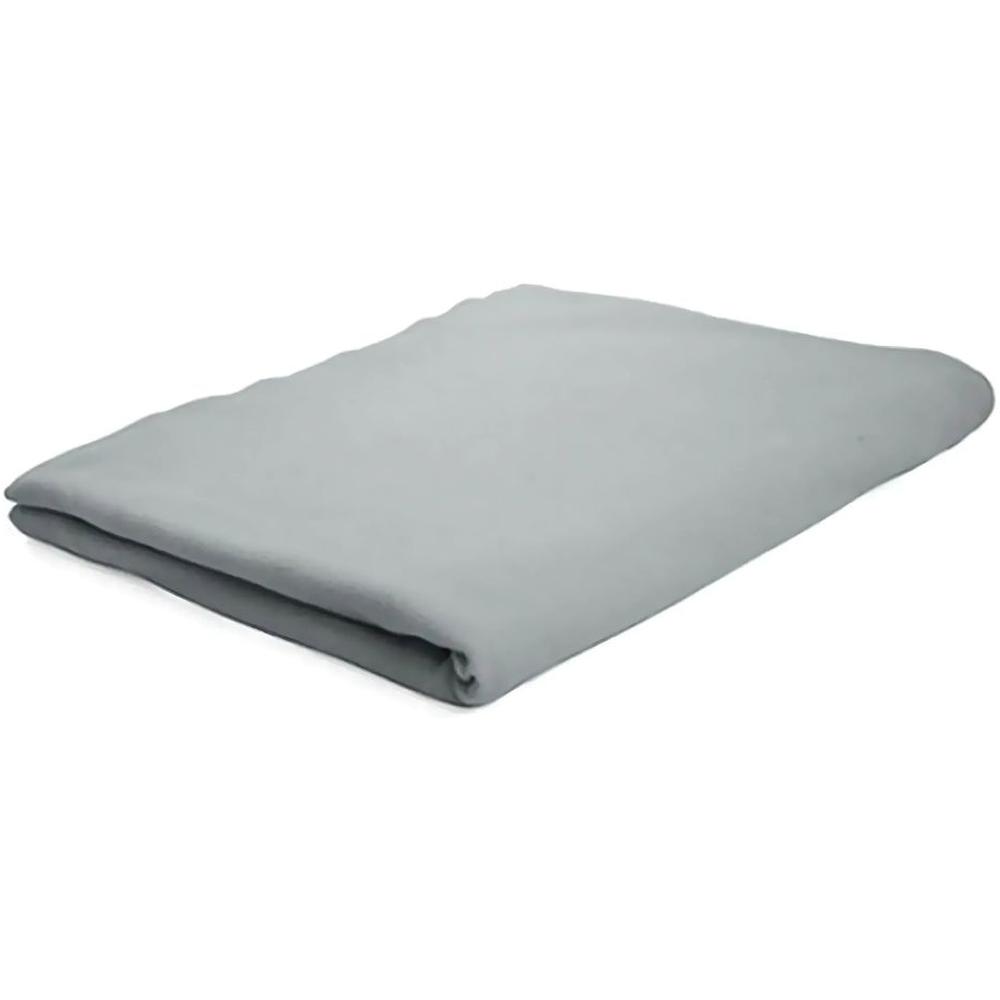 [546626] Drap Plat Gris Tex Home 240x270cm