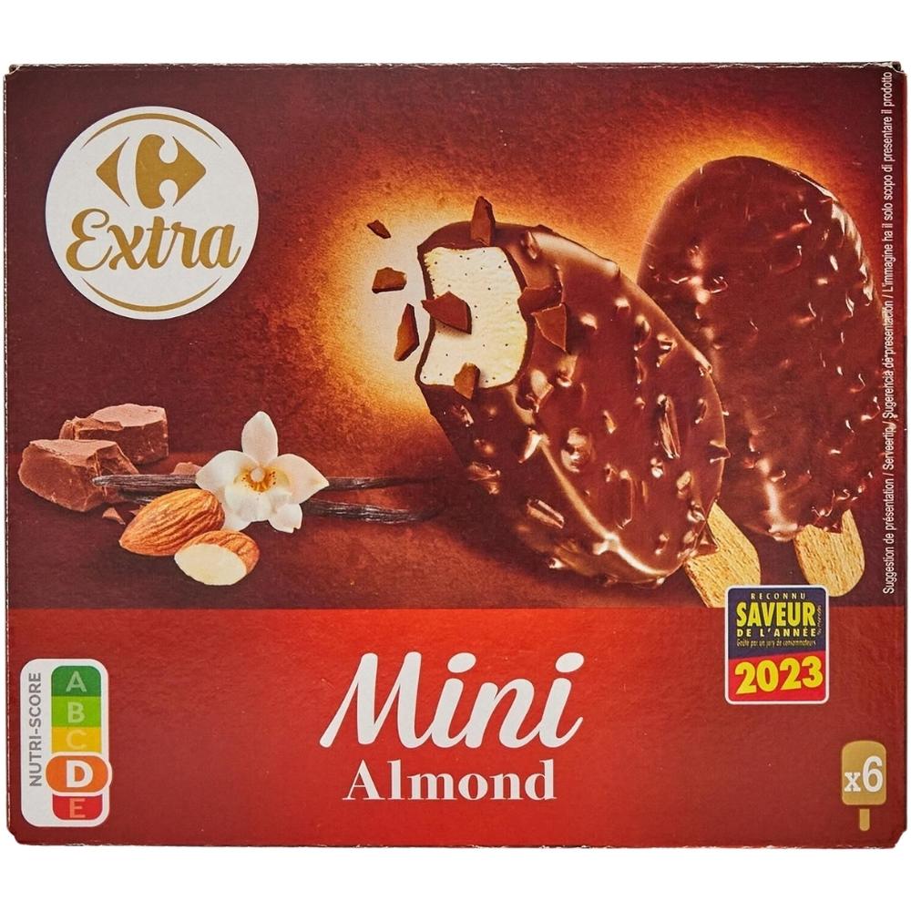 [732931] Mini Bâtonnets Almond Carrefour Extra 6 unités 273g