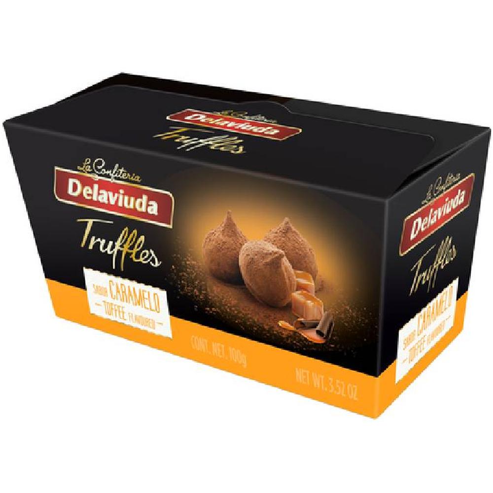 [707776] Truffes au Cacao et Caramel Delaviuda 100g