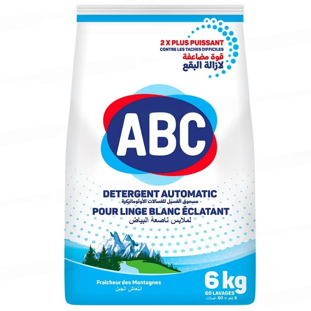 Poudre à Lessive Mountain Freshness ABC 6kg