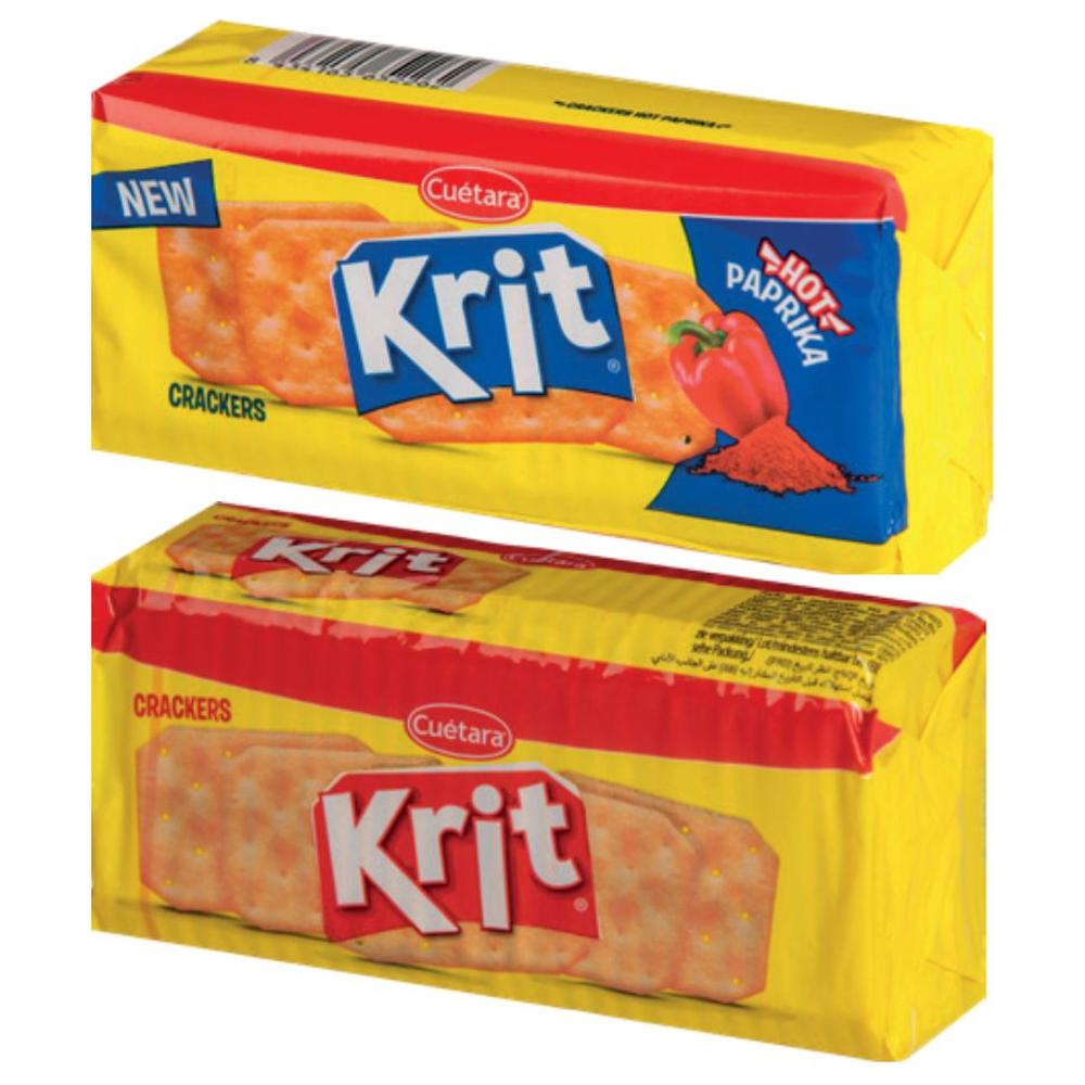 Lot de 2 Paquets de Crackers Krit 100g