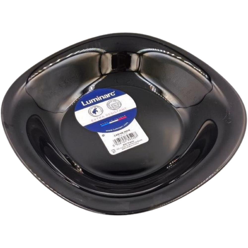 [278944] Assiette Creuse Carine Noir Luminarc 23,10cm