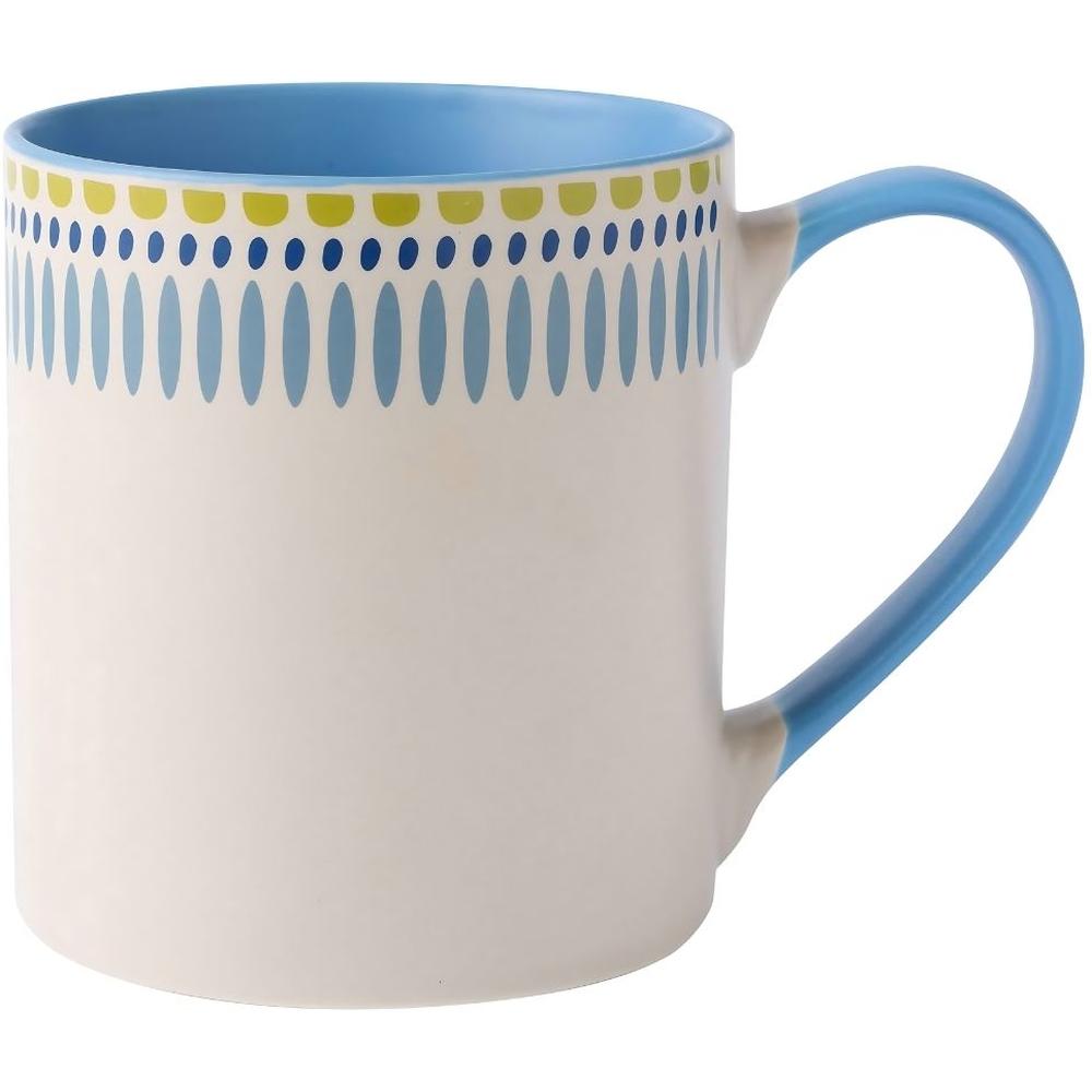Mug en Porcelaine Bleu Vert Caraibe Nautique Kasa 33cl