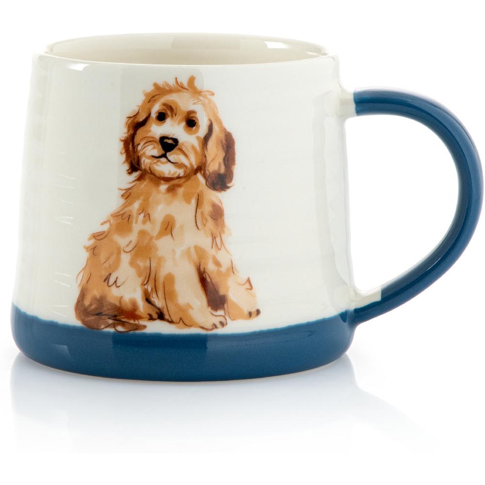[710876] Mug en Porcelaine Chien Bleu Kasa 35cl