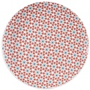 Assiette Dessert Ronde en Porcelaine Tiles 19cm