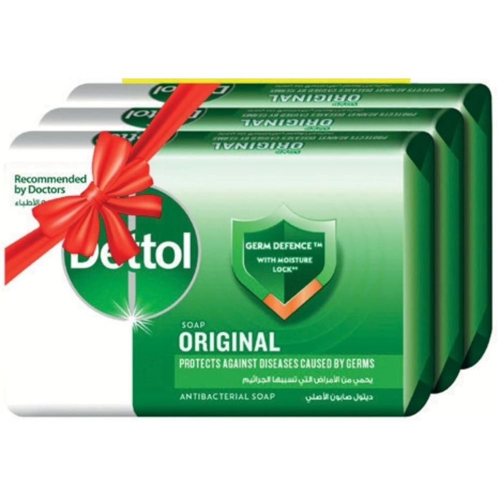[732693] Lot 3 savons solides Dettol Original 70g