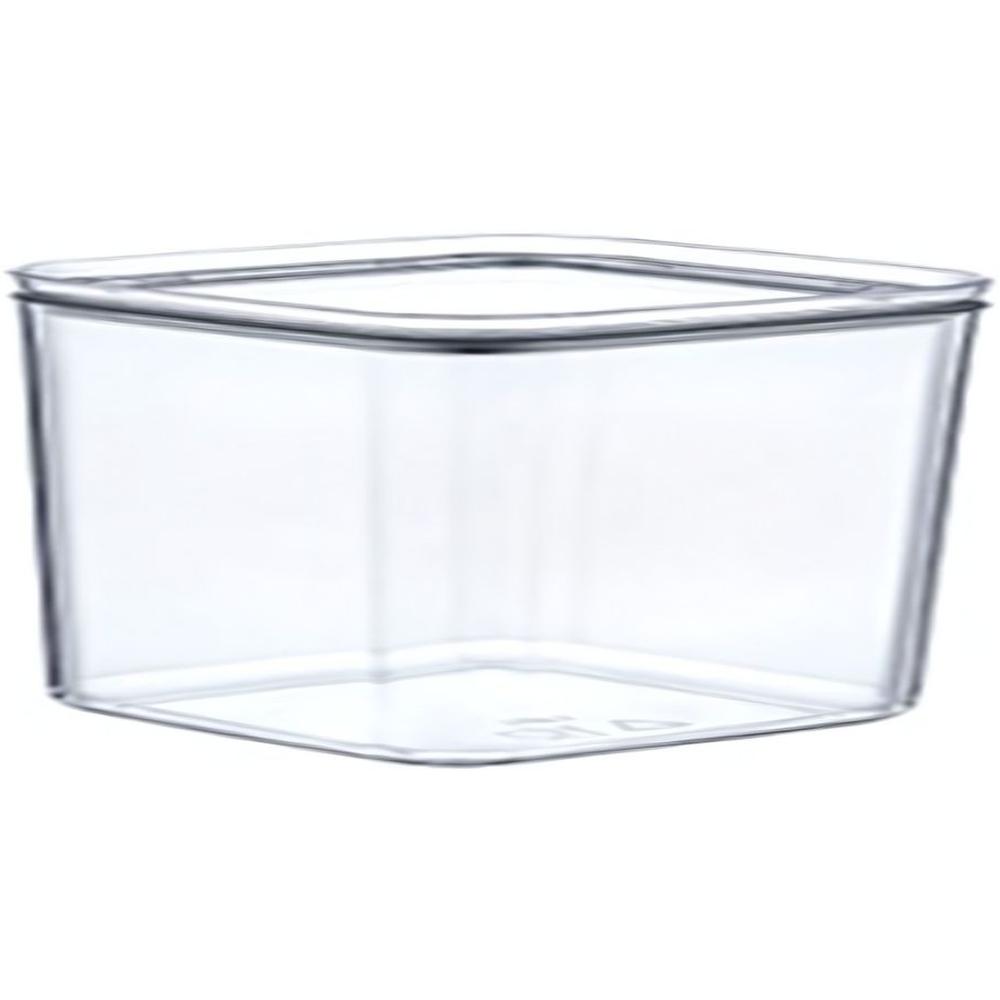 [694334] Boîte Alimentaire Carrée en Cristal 2L