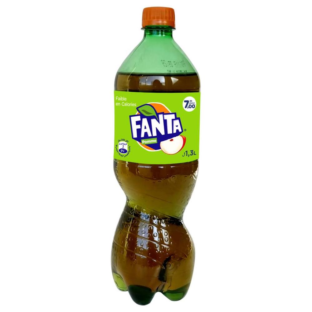 [702989] Boisson gazeuse pomme faible en calories Fanta 1,3L