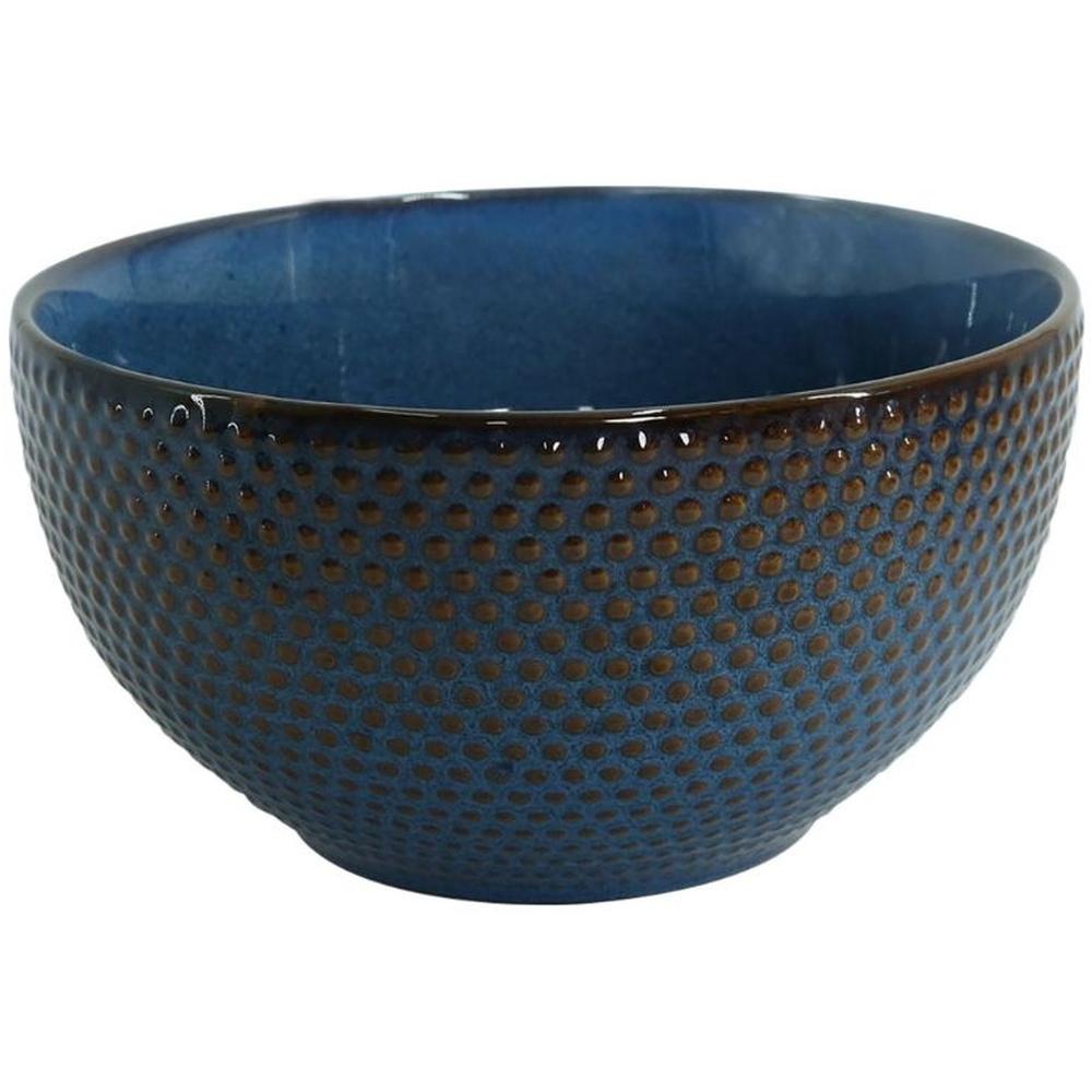 [716813] Saladier en Porcelaine Bleu Réactif Kasa 19cm