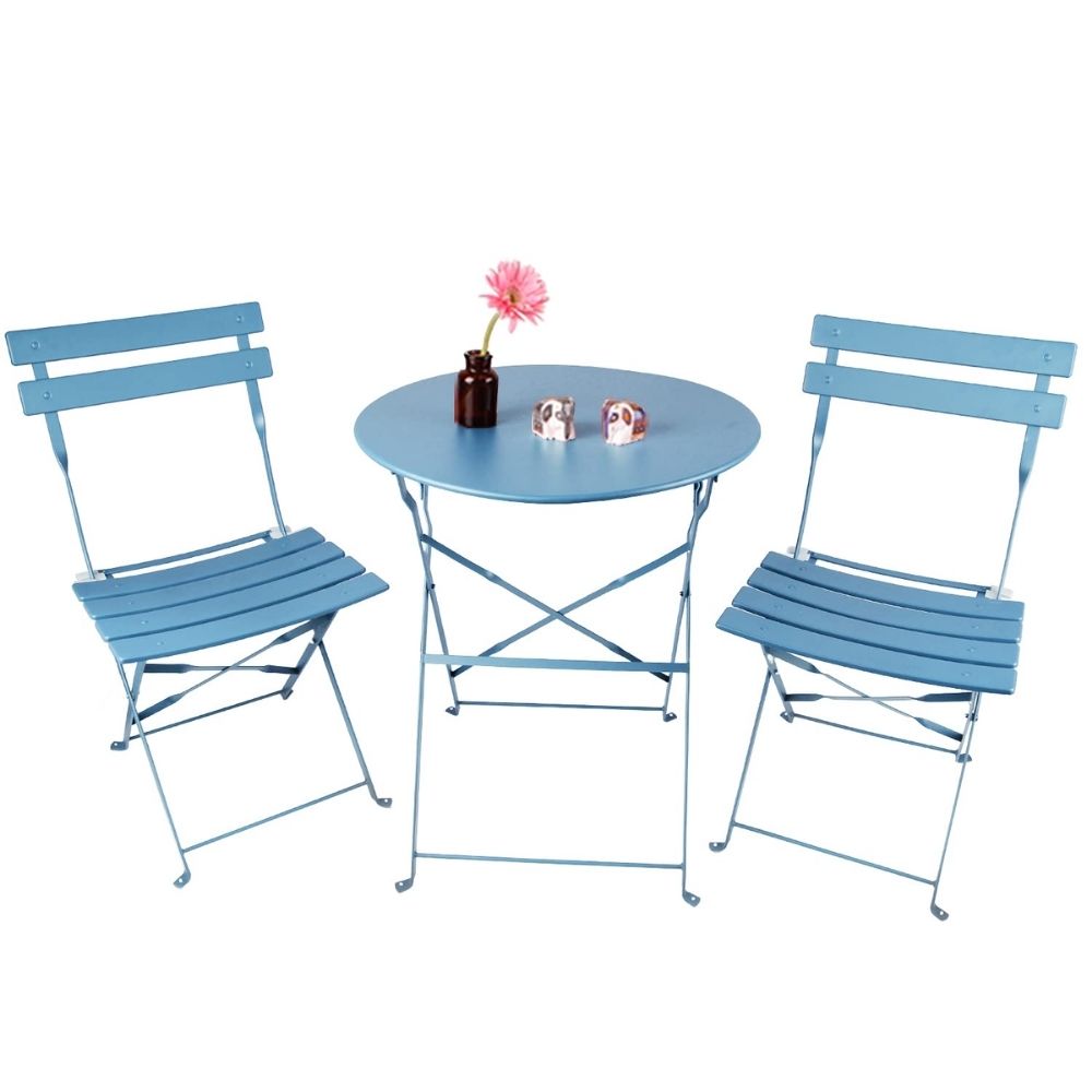 [660881] Table 2 Chaises Matt Blue
