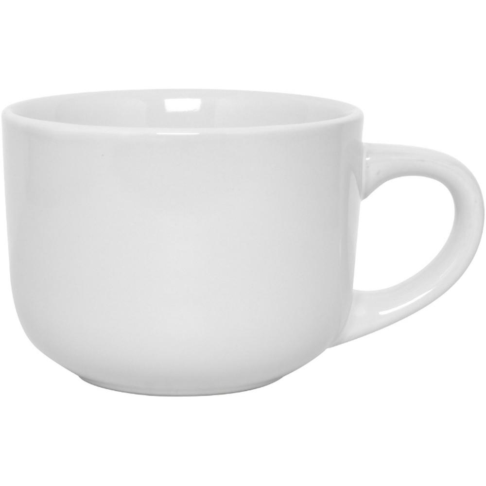 Tasse en Porcelaine Jumbo Blanc Kasa 40cl