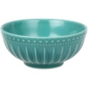 Bol en Porcelaine Côtelé Bleu Clair Kasa 16cm