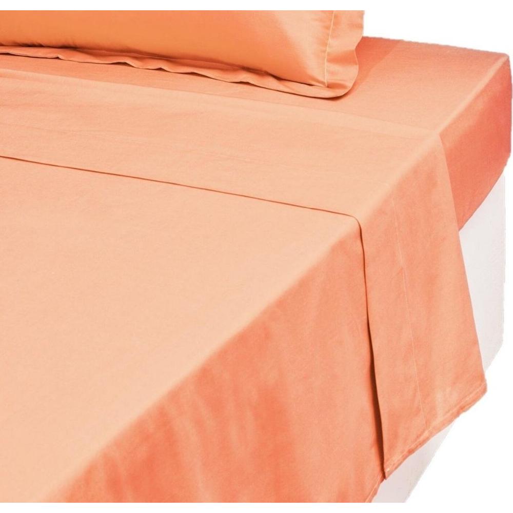 [651568] Drap Plat Rose Tex Home 240x280 cm