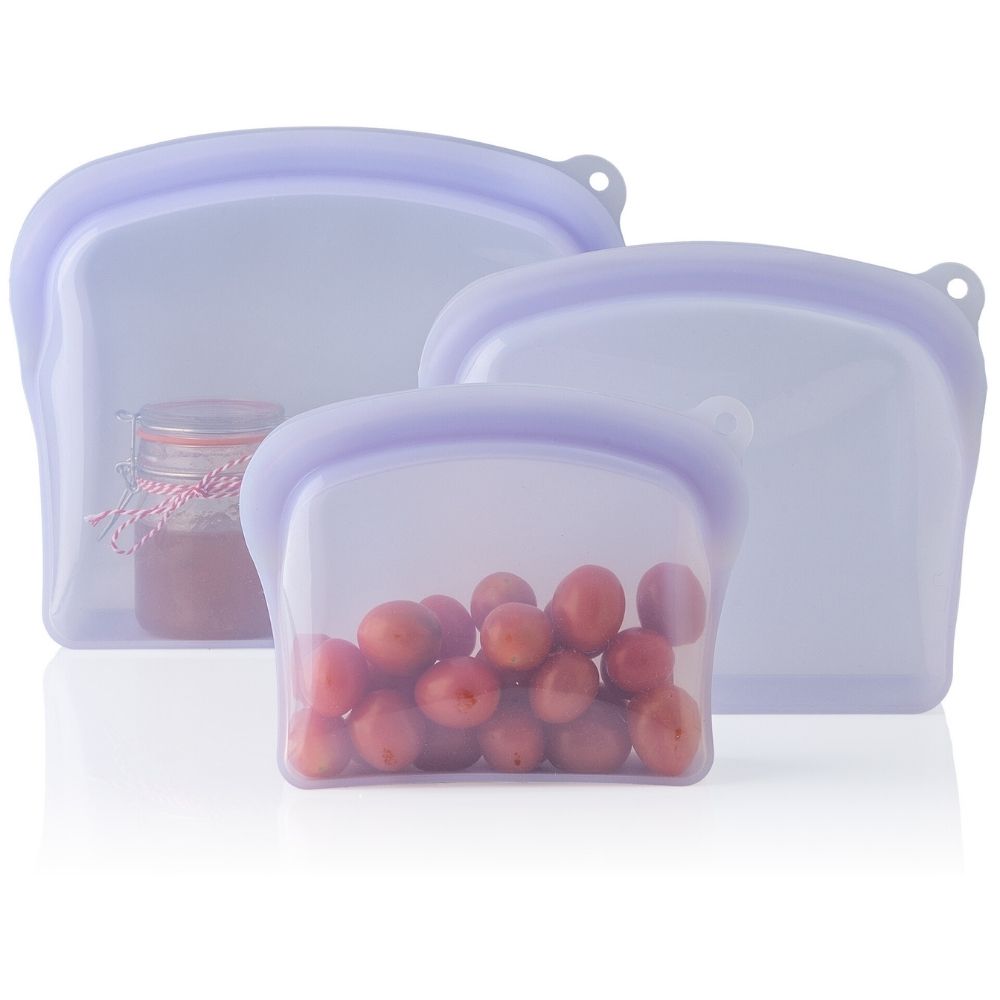[732067] Porte-Sandwich en Silicone Lilas Kasa 2L