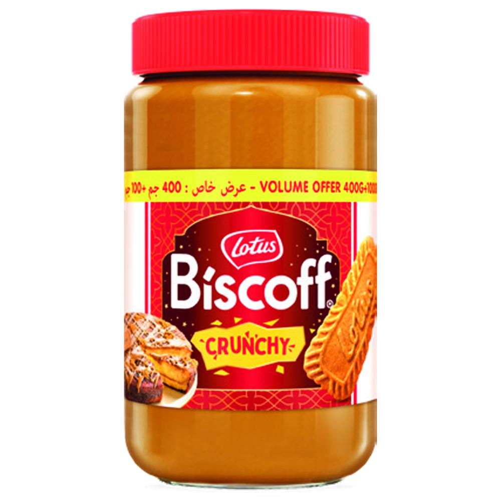 [663528] Pâte à Tartiner Crunchy Lotus 400g +100g Gratuit