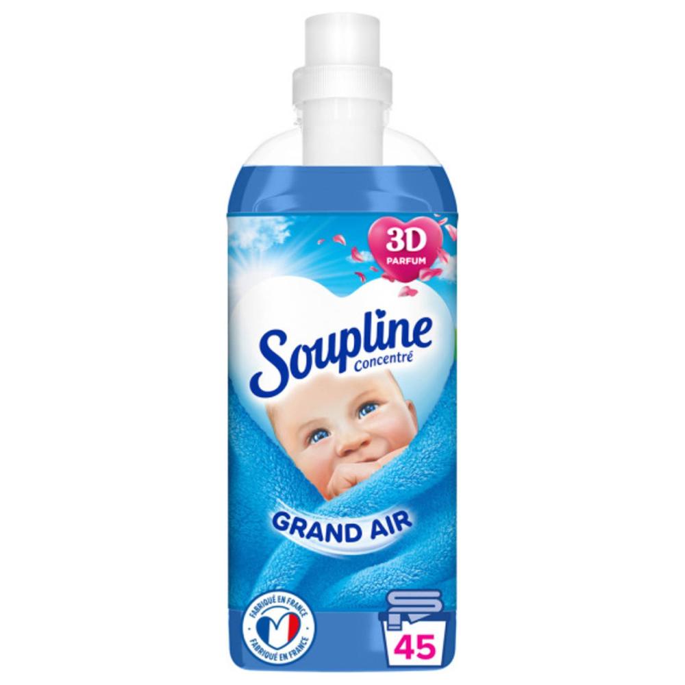 [708802] Assouplissant Concentré Grand Air Bleu Soupline 1L