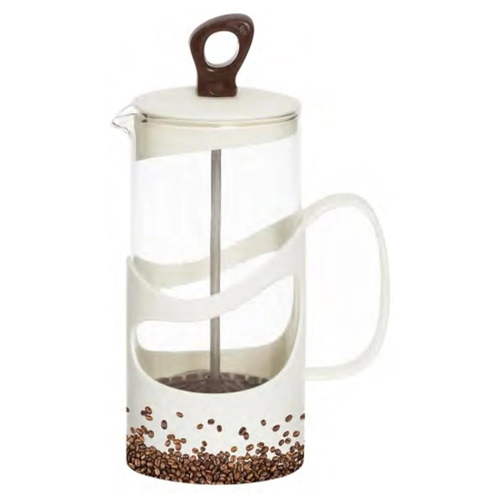 Cafetière à Piston en Verre avec Manche 0,35L.