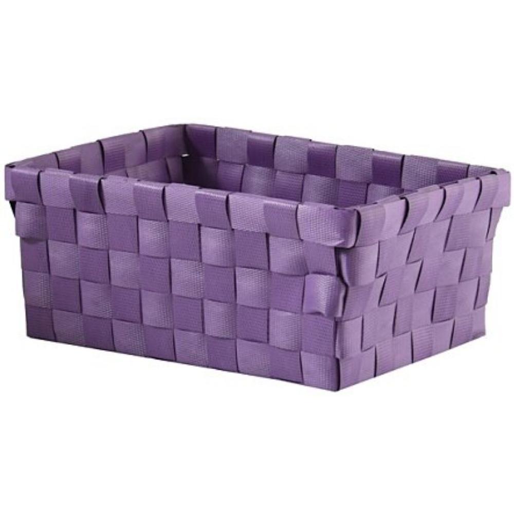 [716523] Panier de Rangement Violet MSV 19x14x8cm