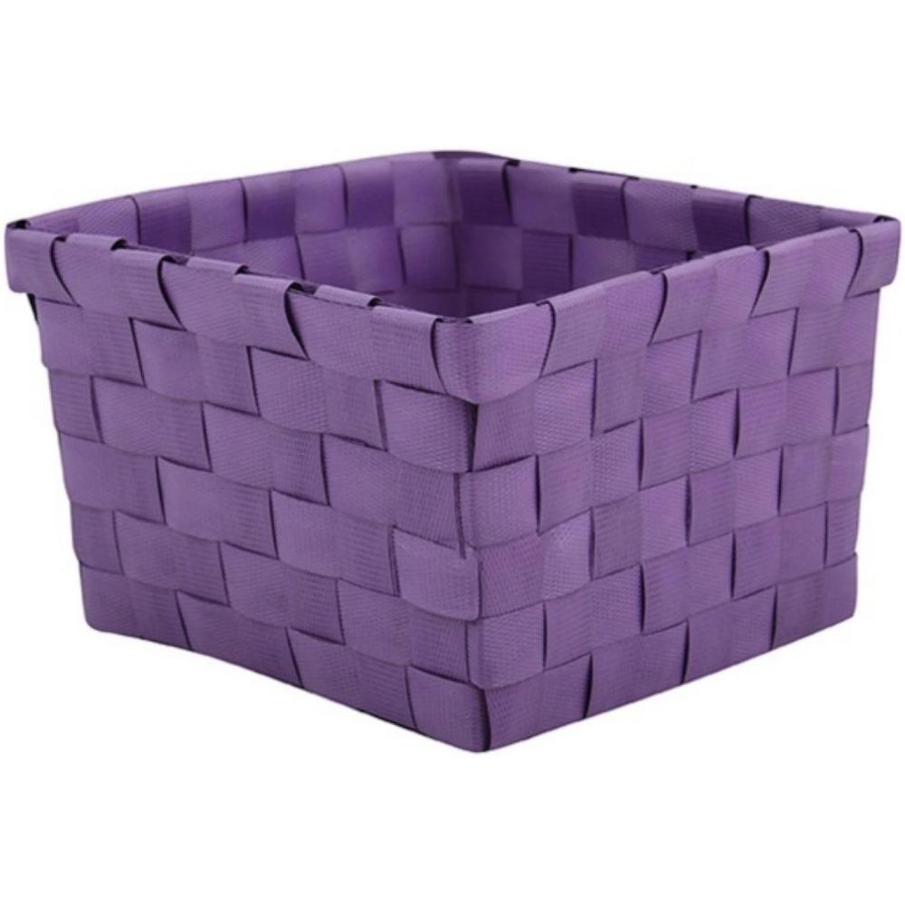 [716508] Panier de Rangement Violet MSV 14x14x9cm