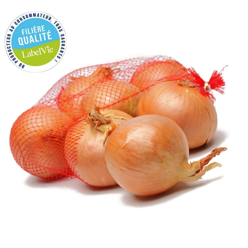 [722102] Oignon Blanc Filet 1Kg - Filière Qualité