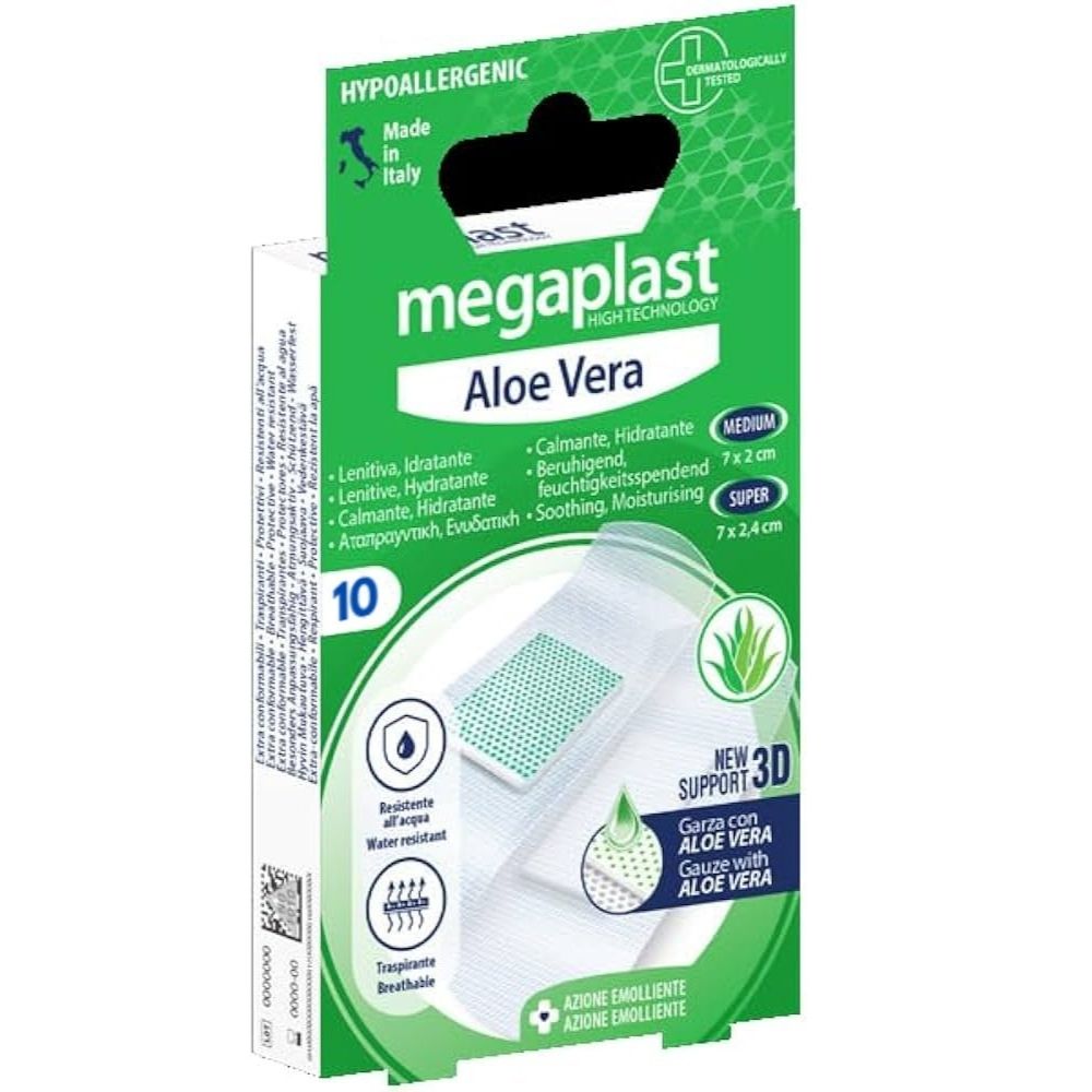 [717262] Pansement Aloe Vera Megaplast 10 unités