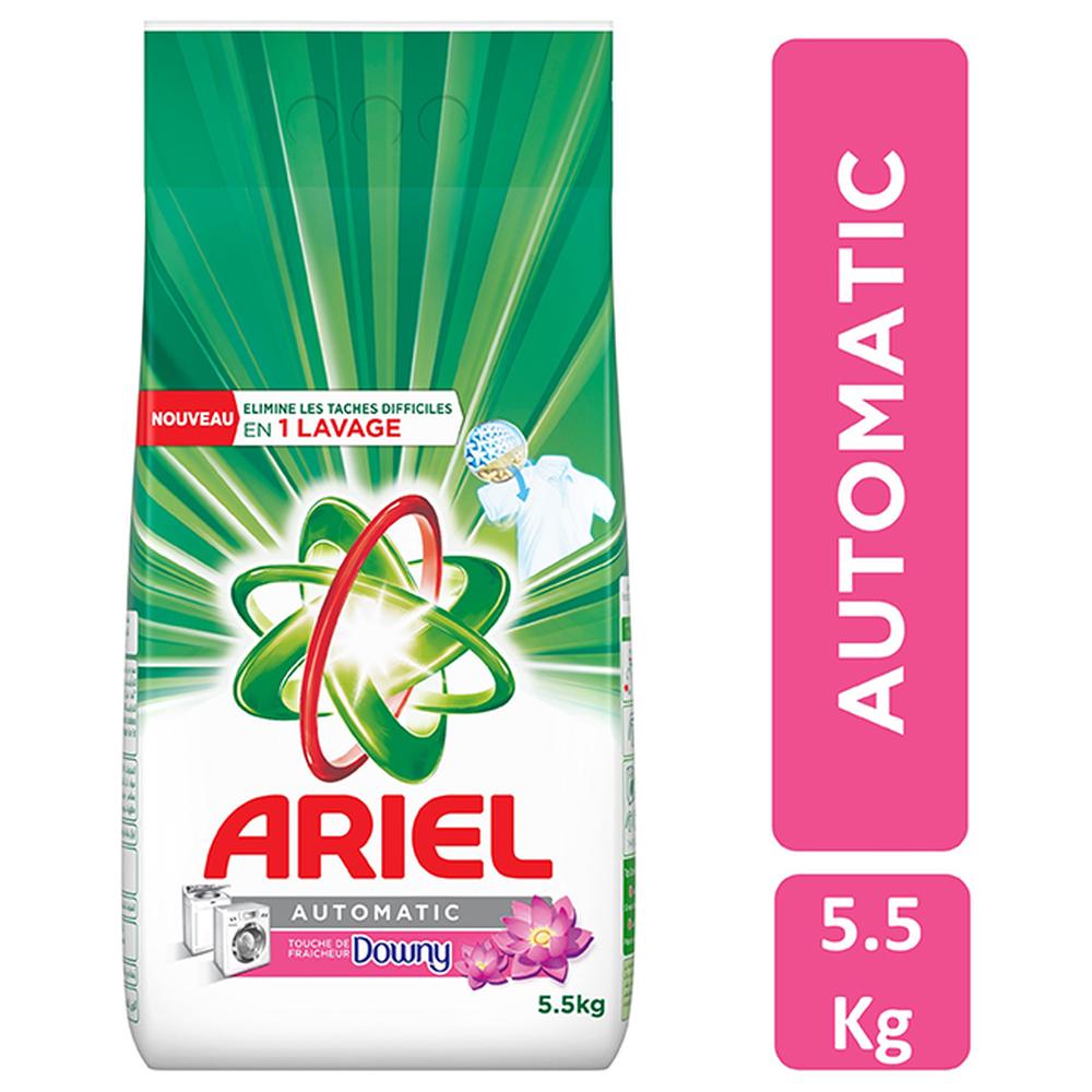 Détergent Lessive en poudre Automatique Fraicheur Downy Ariel 5.5Kg
