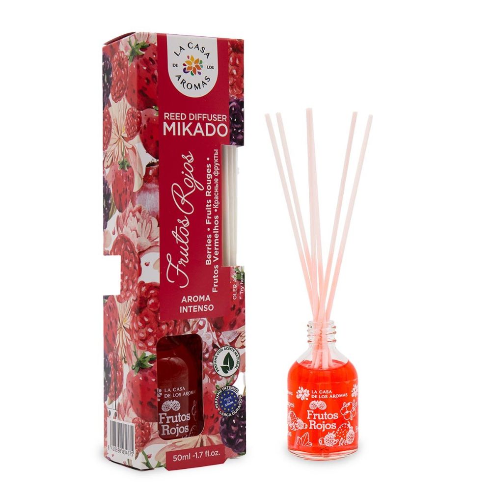 [724116] Diffuseur de Parfum Mikado Fruits Rouges Casa Aromas 50ml