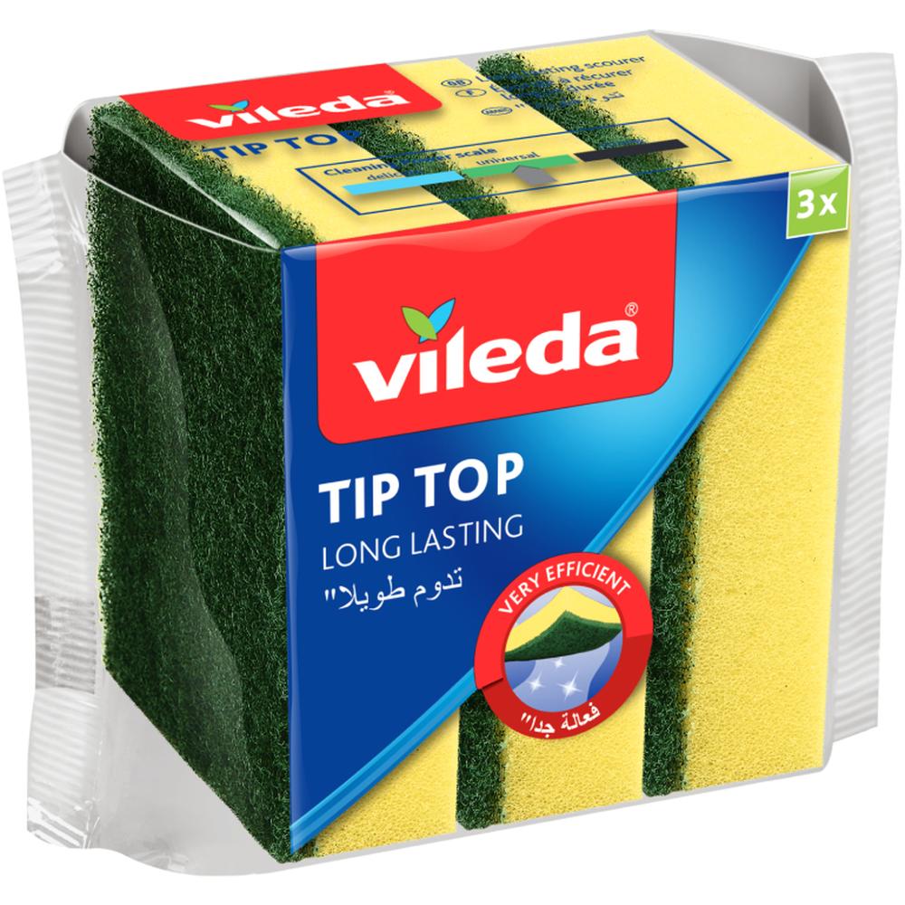 Tampon éponge Tip Top Vileda 3 unités