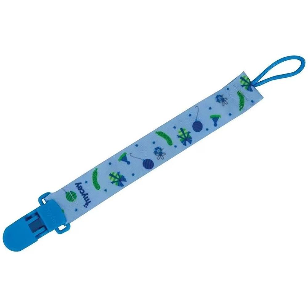 [714066] Cordon Sucette pour Bébé Bleu Mycey