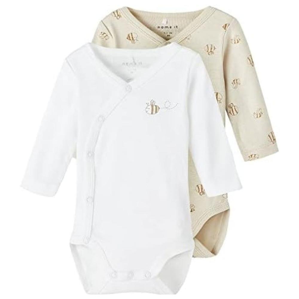 [701728] Body pour Bébé Manches Longues Vert Tex Home 3 pièces