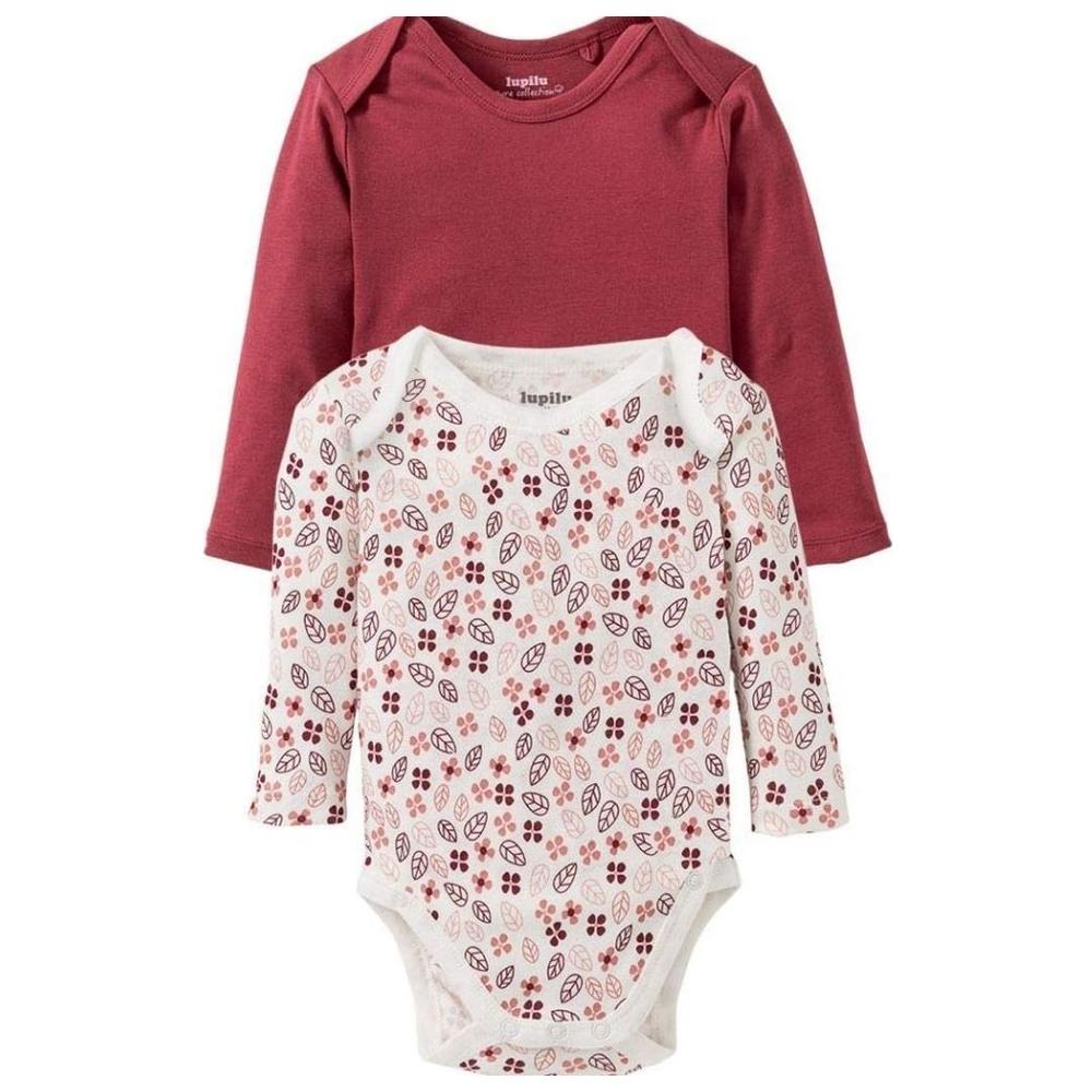 [701724] Body pour Bébé Fille Manches Longues Violet 3 pièces