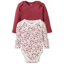 Body pour Bébé Fille Manches Longues Violet 3 pièces