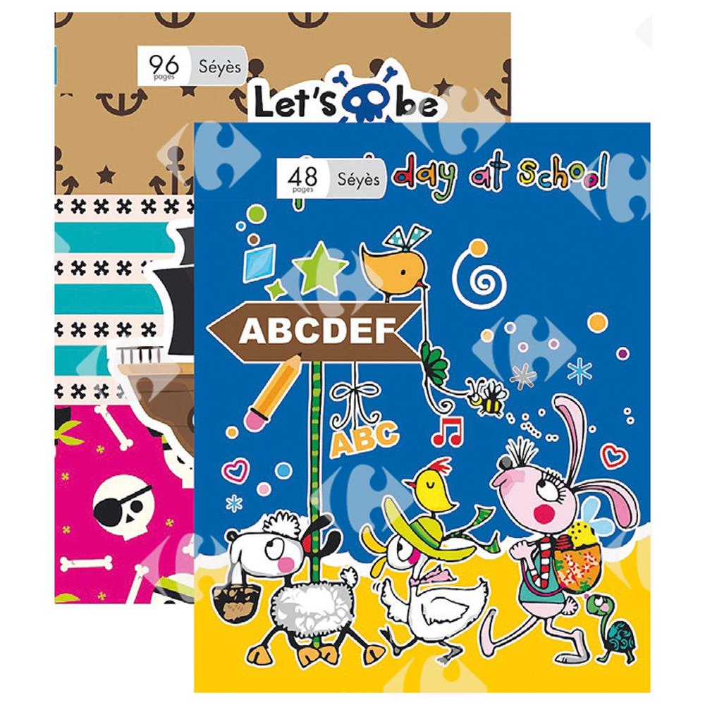 Cahier piqué scolaire Ancor 17x22cm 192 pages