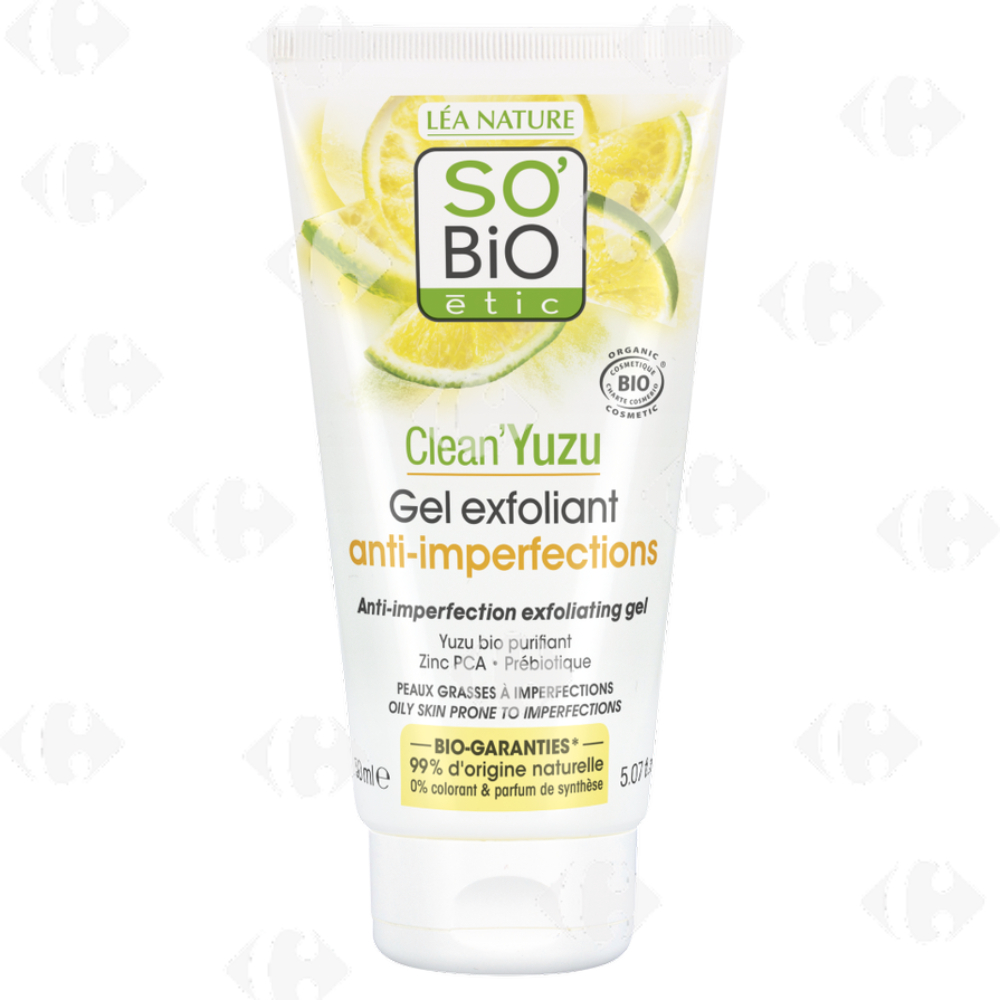 [704996] Gel Exfoliant Yuzu So Bio Natra 150ml