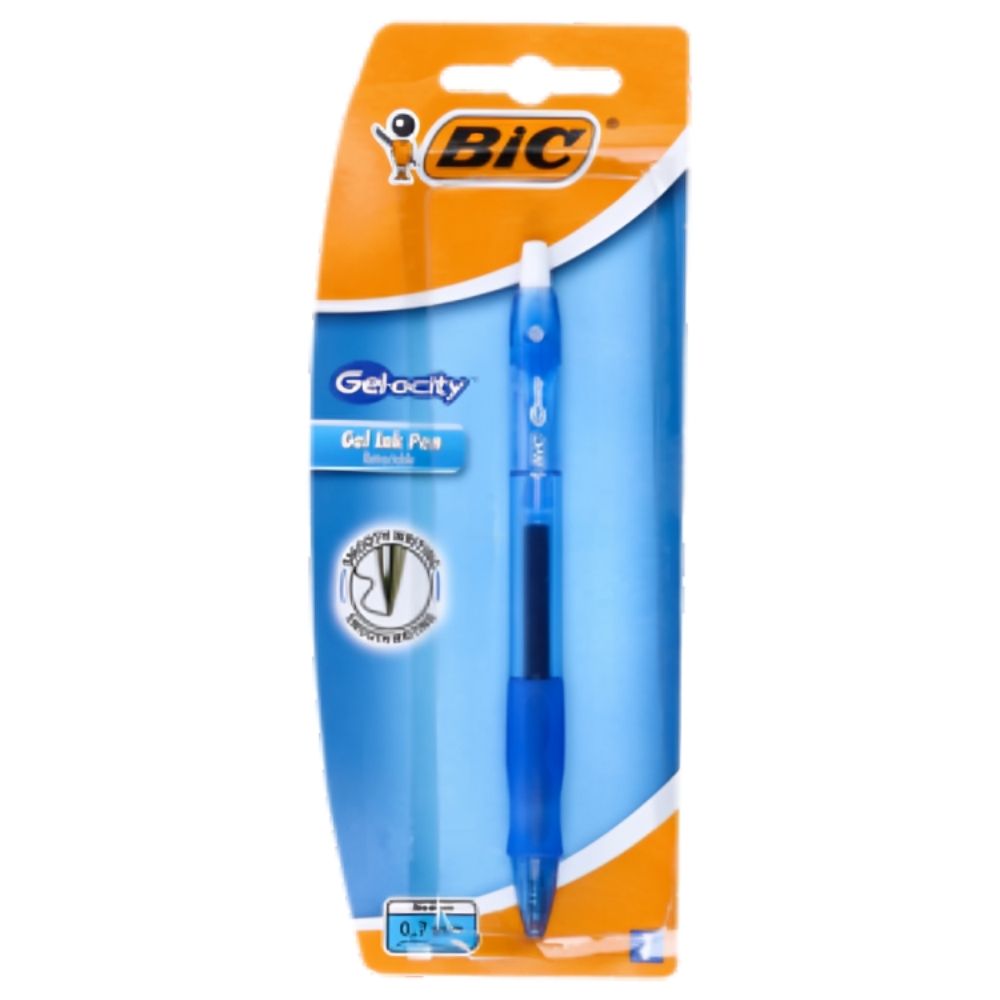 [499836] Stylo Bic Gel Blister Bleu