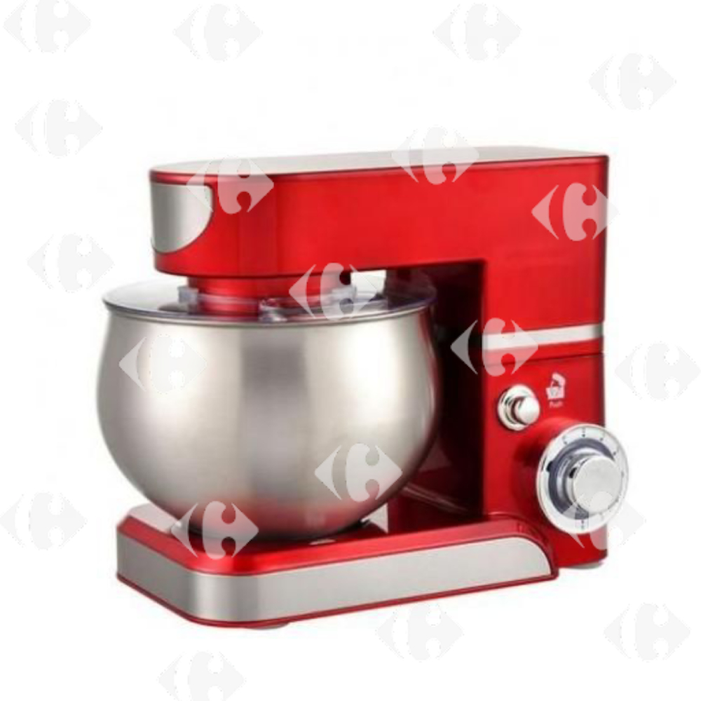 Pétrin Rouge avec Bol Schef 5L 1000W