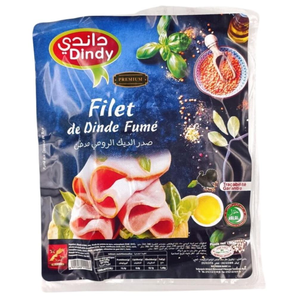 [153855] Filet de Dinde Fumé - Charcuterie - Dindy 80g.