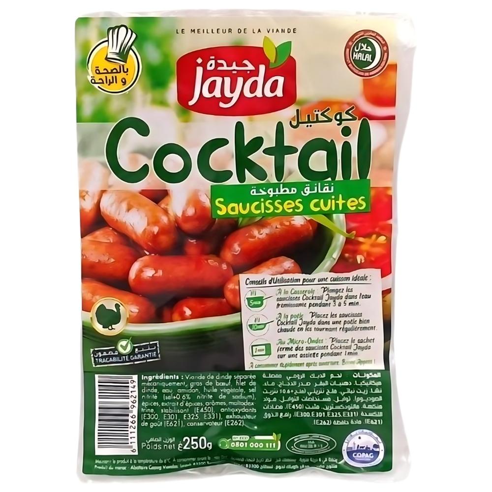 [704981] Cocktail Saucisses Cuites Volaille - Charcuterie - Jayda 250g