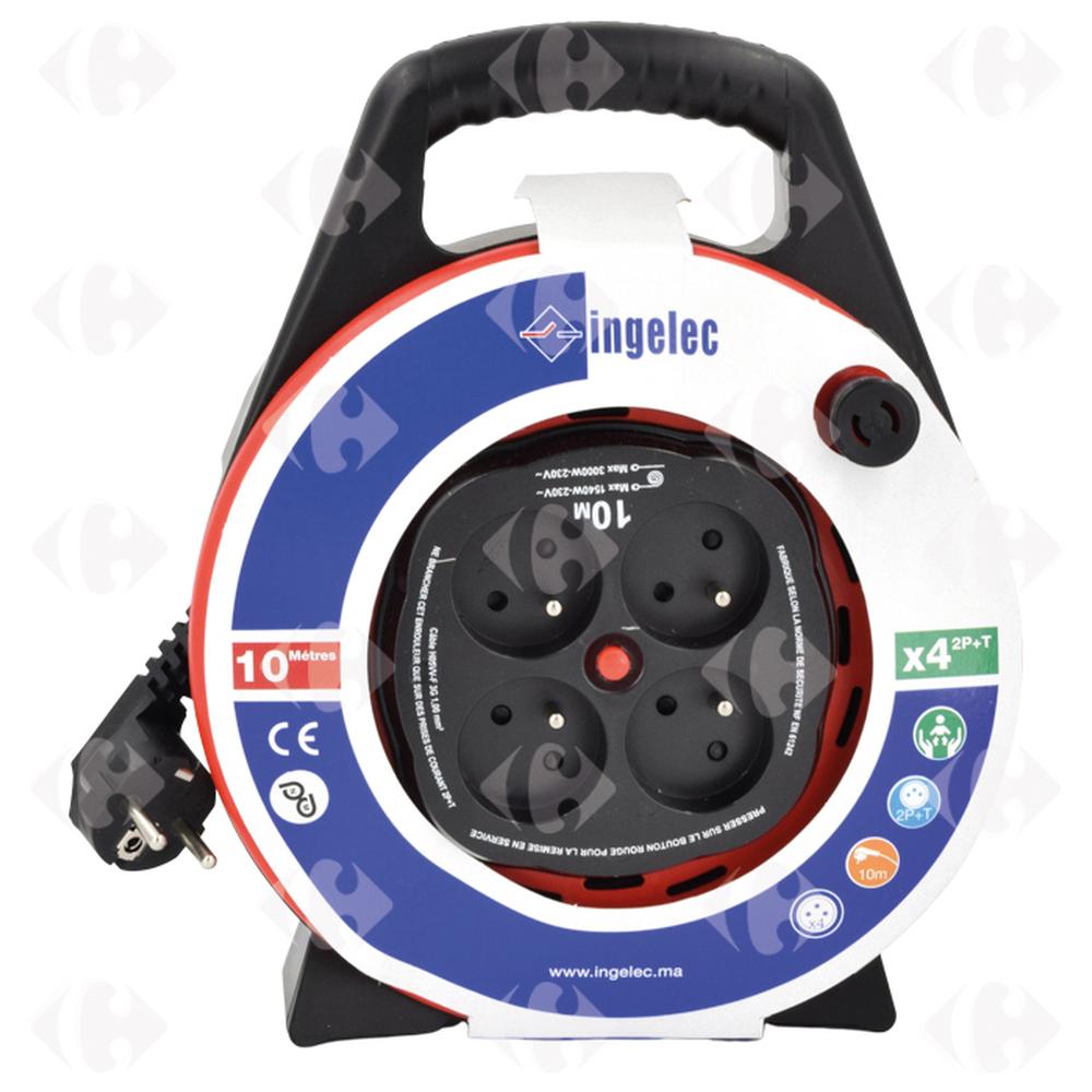 [408608] Enrouleur 10M avec Protection 1744/10 Ingelec.