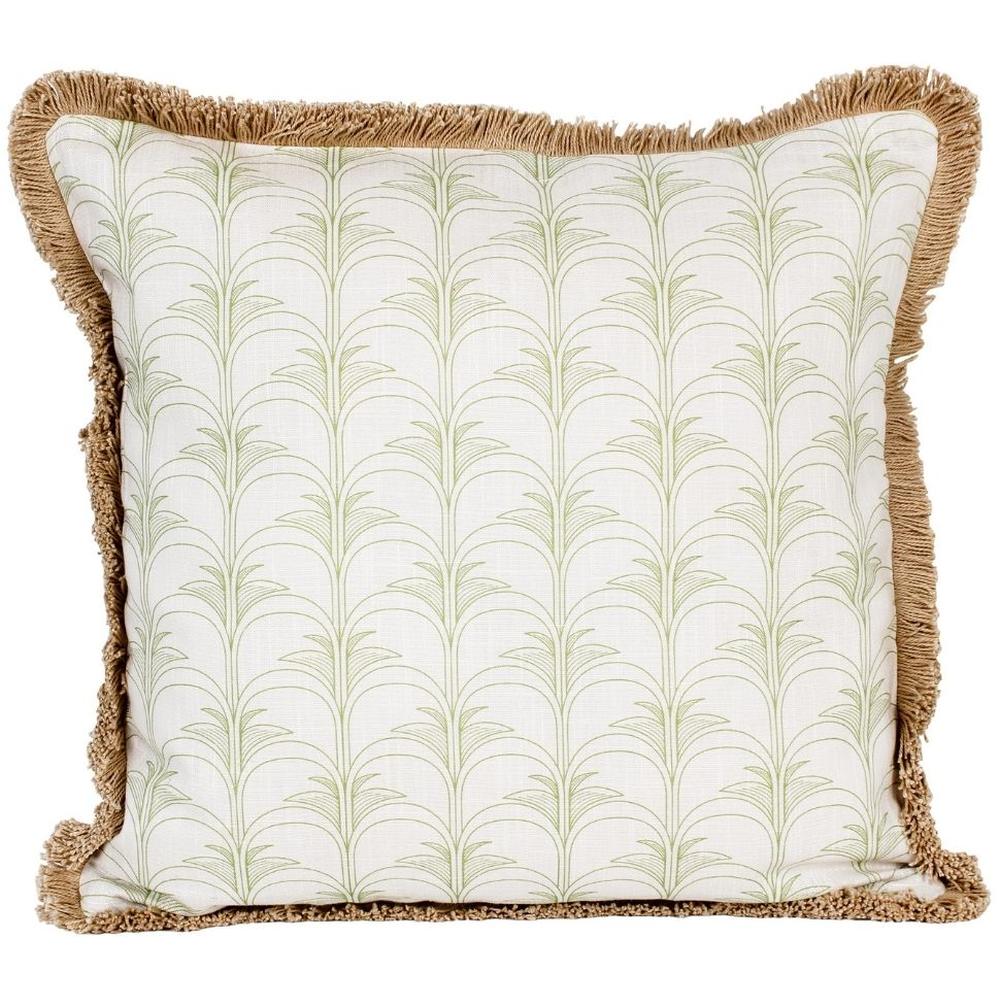 Coussin Carré Palmiers Verts Kasa 45x45cm