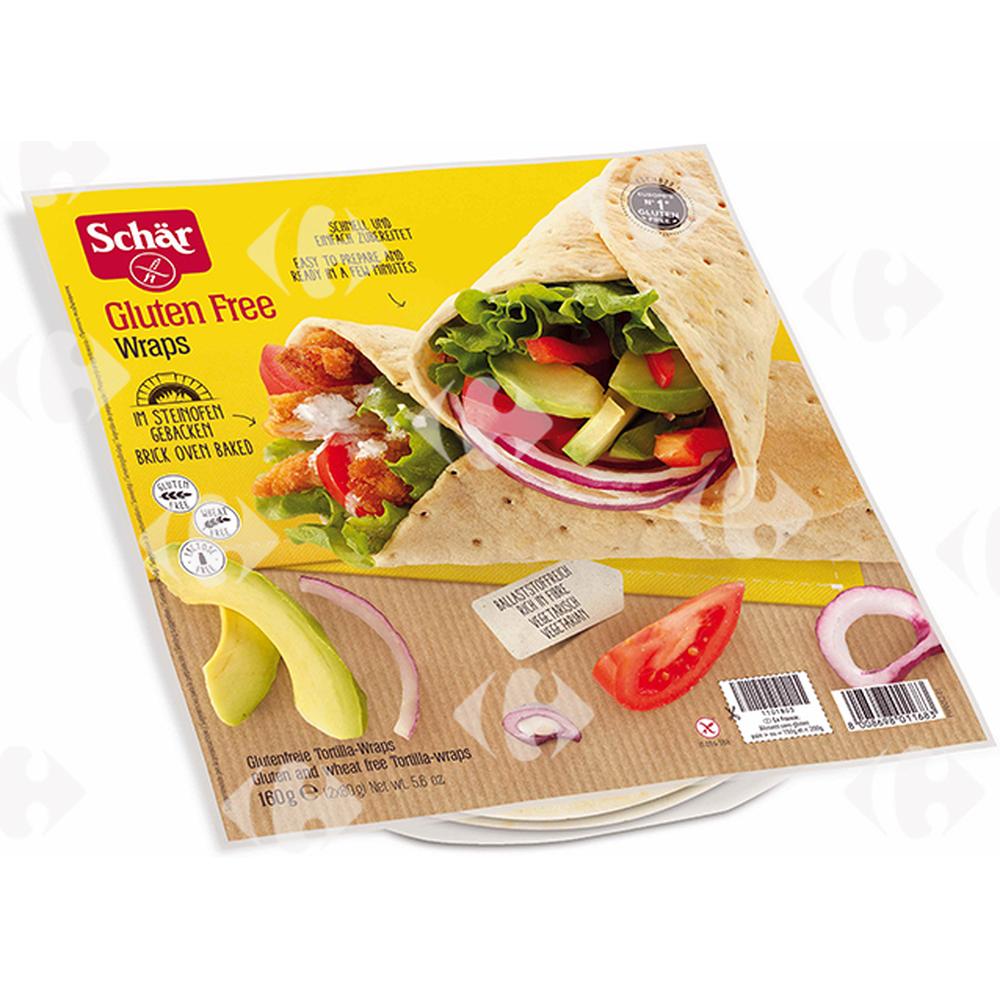 [609718] Tortillas Wraps Sans Gluten Schär 2x80g