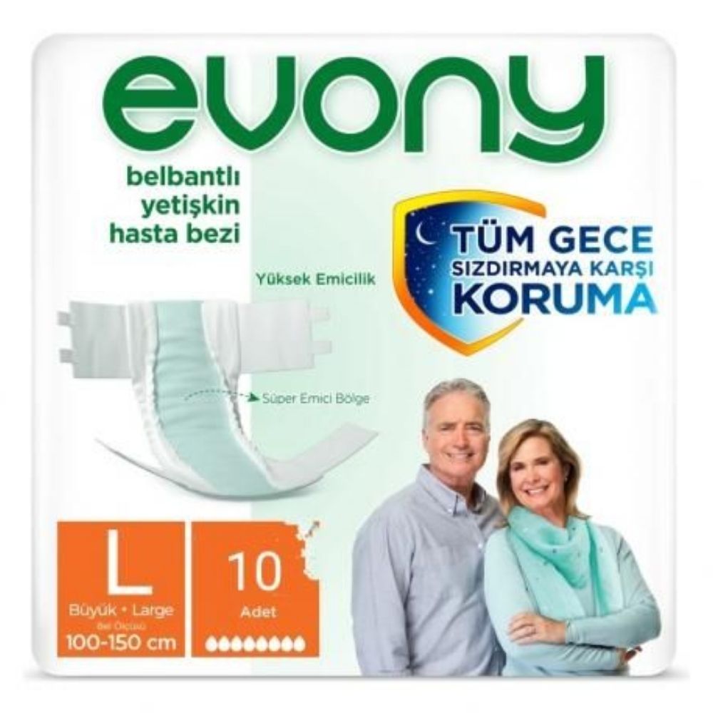 [665690] Couches Adultes Large Evony 10 unités