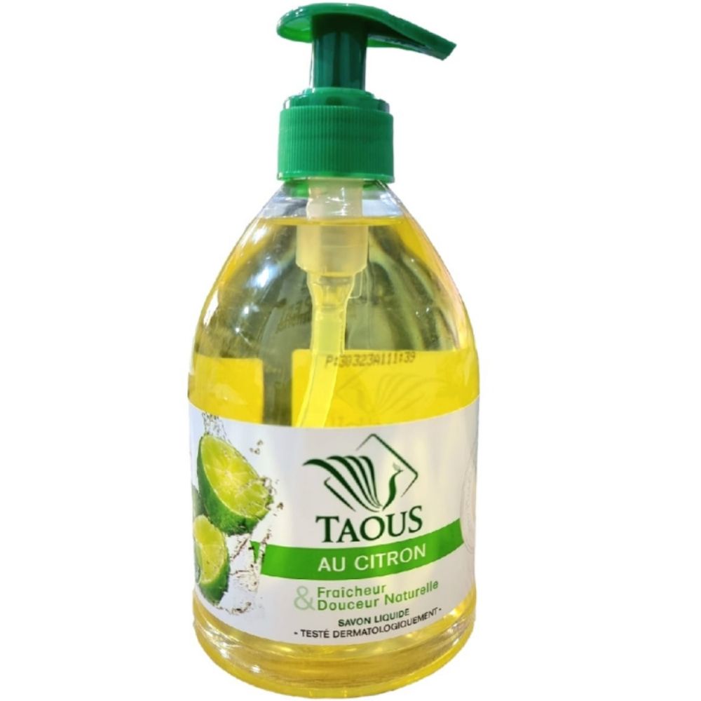[714899] Savon Liquide Citron Taous 470 Ml